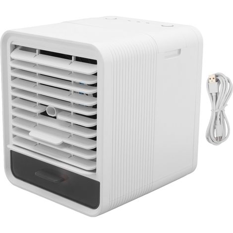 Verdunstungskühler mit Nachtlicht, multifunktionaler Tischventilator