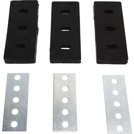 Lot de 3 lames en alliage pour turbine de souffleuse à neige, accessoire 1/4 pouce, compatible souffleuse 2 temps. (1/5)