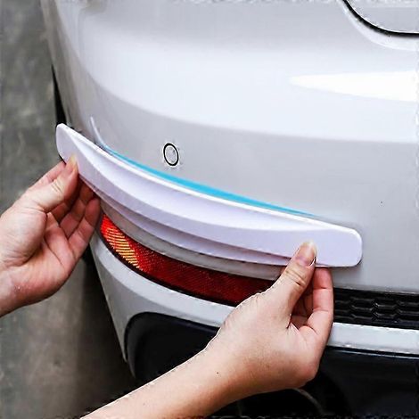 Lot de 2 bandes de protection pour pare-chocs de voiture, protections d'angle, protection anti-rayures, accessoires auto anti-collision (1/5)
