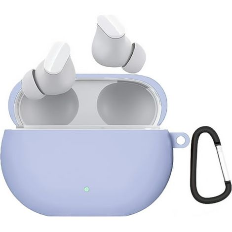Étui en silicone violet compatible avec les écouteurs Studiobuds, coque de protection légère