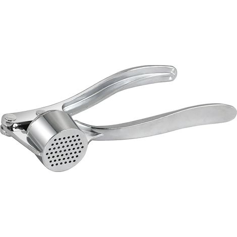 Große Knoblauchpresse und Ingwerschneider aus Edelstahl, Küchenutensil (1/5)