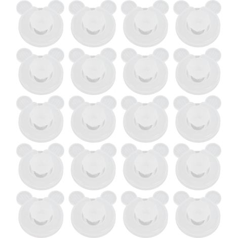 20 ensembles de clips de fixation de couette, support de housse de couette en plastique pour rester immobile (1/5)
