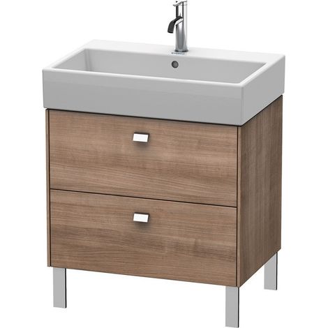 BRIOSO Mueble de baño Griffe cromo 570x684x459mm Ticino cherry