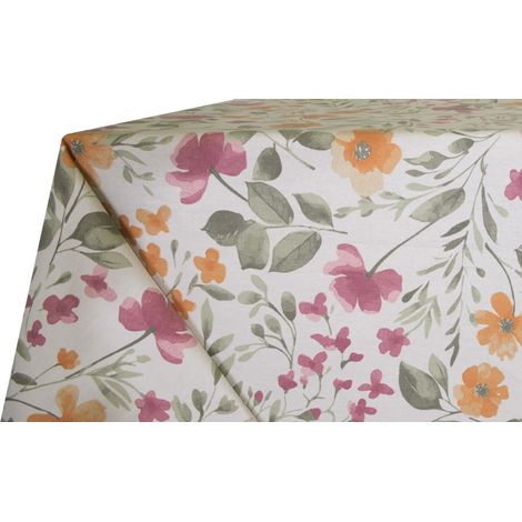 Tovaglia Per Salotto Cucina Tavolo 100% Cotone Frida RP, misura140x140coloreFrida