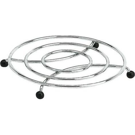 Sottopentola da Cucina Kitchen in Acciaio Cromato Tondo 24 cm Artex