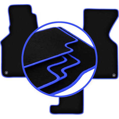 Carlux-blaue Automatten für: Volkswagen Transporter T4 Caravelle Schaltgetriebe (1993-2001) (1/5)