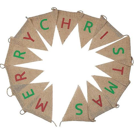 Das neue 1-teilige Leinenbanner für Weihnachten (1/3)