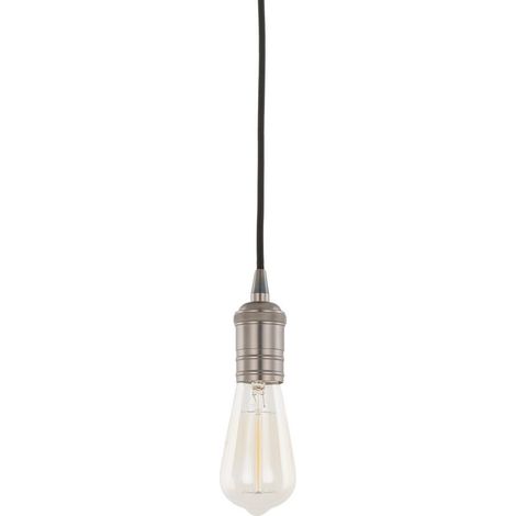 Italux Atrium - Supports de suspension modernes à suspendre noir 1 lumière, E27 (1/2)