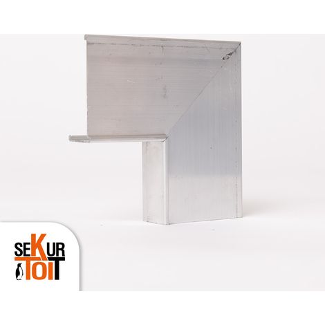 Angle de rive aluminium 32/80 mm – angle entrant – Toiture EPDM – SEKURTOIT (1/3)