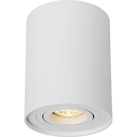 Faretto soffitto Lucide Tube GU10 50W bianco orientabile (1/3)