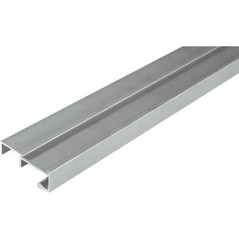 Duval Perfil para archivos colgantes Plata 2 metros