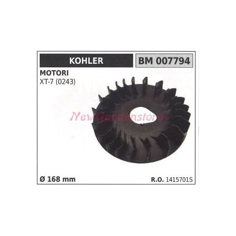 Magnetisches Schwungrad KOHLER Motor XT 7 (0243) Ø 168mm 007794 1415701S