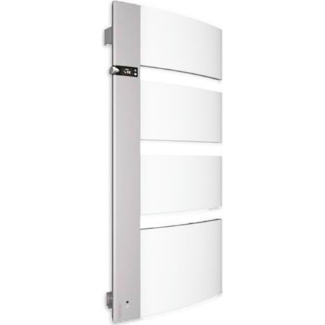 Radiateur sèche-serviettes Sensium mât gauche 1750W blanc/gris ATLANTIC 814119 (1/4)
