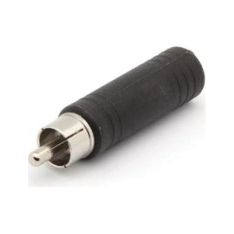 JACK HEMBRA MONO 6.35mm A CONECTOR RCA MACHO