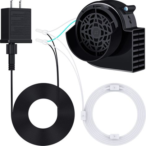 Ventilateur De Gonflage - 12 V - 1 0 A - Pour Décorations Gonflables De Jardin - Compatible Halloween Noël - 21 24 Cfm - 3500 4400 Tr Min - 3 Led Intégrées - Lot De 1 (1/5)