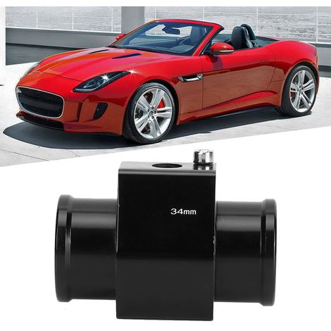 Raccord de tuyau de température d'eau, manomètre, capteur de température, adaptateur de tuyau de radiateur 34 mm/1,34 po (1/5)