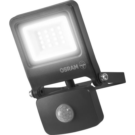 Osram Außenleuchte ENDURA Flood Bewegungsmelder 10W PCR dunkelgrau kaltweiß