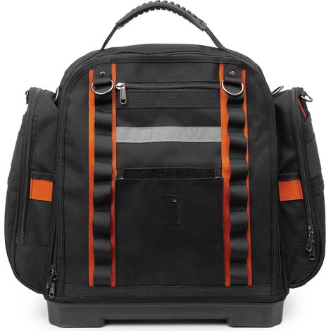Tool Bag, 40x22x37cm 1680D Oxford Organizer with Multiple Compartments - Durable & Spacious Electrician/Carpenter Bag for Professional & Home Use, Ideal Fathers Day Gift (1/3)