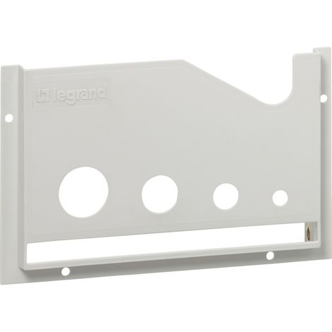 Pochette ouverte autocollante pour plans largeur 260mm et hauteur 165mm RAL7035 LEGRAND 036581