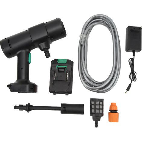 Power Cleaner 2,4 GPM kabelloser Hochdruckreiniger, tragbar und vielseitig, mit 12.000 mAh Akku für Auto und Garten. (1/5)