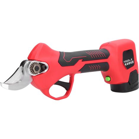 Sécateur électrique rechargeable 16,8 V CC, 2 Ah, 33,6 Wh, pour la taille des branches d'arbres fruitiers (prise US 100-240 V). (1/5)
