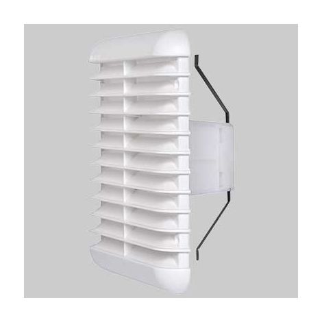 Griglia di aerazione quadra universale diametro 80>125 mm - 166x166 mm