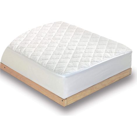 Coprimaterasso in Spugna Jacquard Matrimoniale 250gr Cober Magnolia Bianco