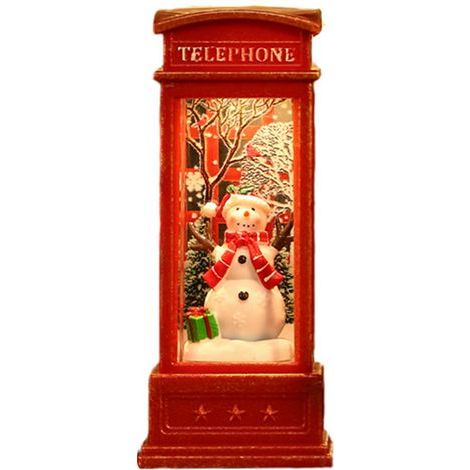 Weihnachtsdekoration, einfach zu bedienende Schneekugellaterne für KTV (Schneemann) (1/5)