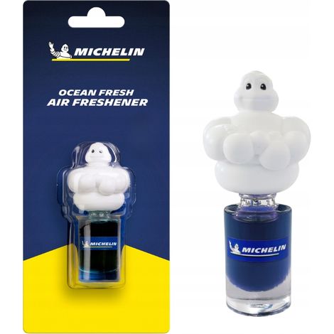 BIBENDUM 3D DÉSODORISANT POUR VOITURE MICHELIN OCEAN FRESH (1/4)