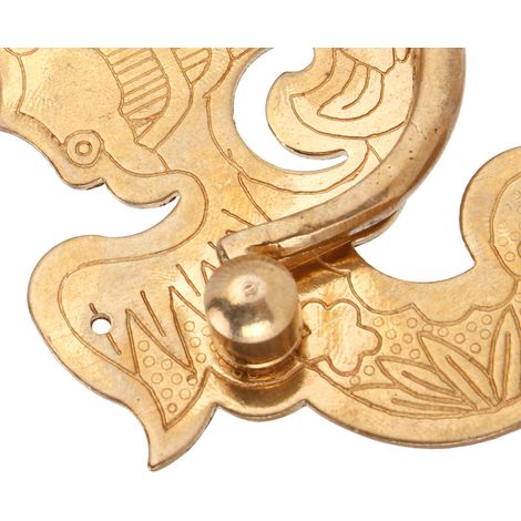 Lot de 2 poignées rétro en forme de chauve-souris pour porte de placard en bois. (1/5)