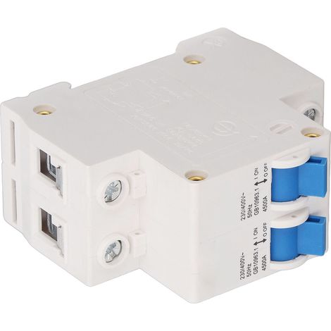 Interrupteur de Protection DC 2P 16A 230V-400V pour Circuit Électrique