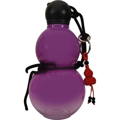 Gourde isotherme style calebasse 800 ml, style rétro chinois, portable, pour hommes et femmes, violette (1/4)
