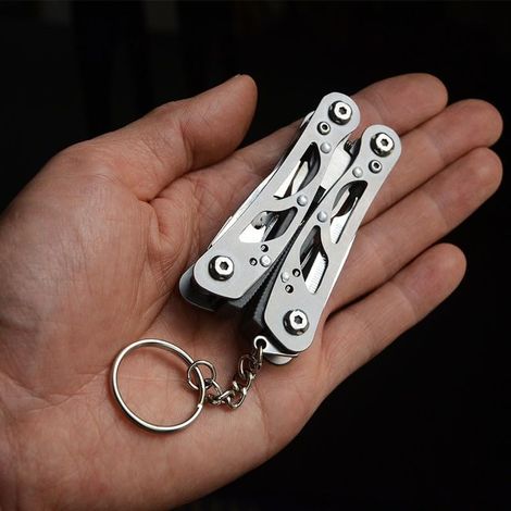 Mini pince à dénuder - Pince à dénuder - Outil multifonction multifonction - Pour l'extérieur - Pour réparation de survie (1/5)