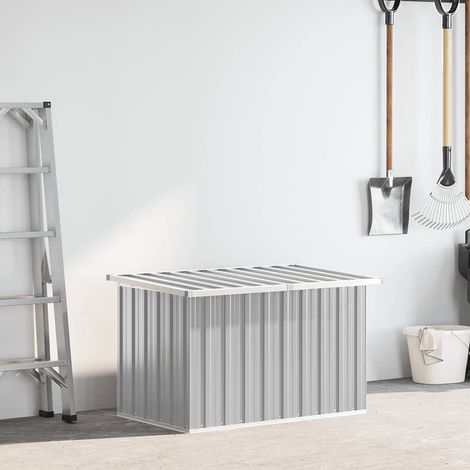 Boîte de rangement de jardin Gris 109x67x65 cm (1/5)