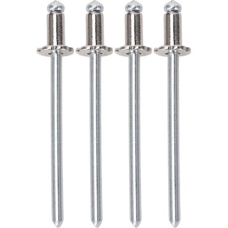 Remache de roseta de aluminio de 4 piezas de alta resistencia y resistente a la corrosión para la etiqueta de puerta VIN de AMC. (1/5)