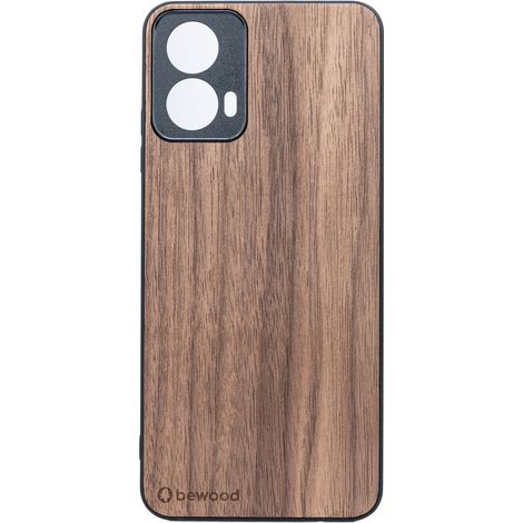 Bewood Holzkoffer für Motorola G34 5G, Amerikanisches Walnussholz (1/2)