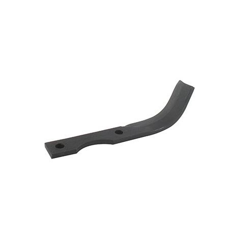 Cuchillo de fresa izquierdo para fresa trasera compatible con modelos Pasquali 495, 498, 532 y 938 - L: 172 mm. Tipo bineur.