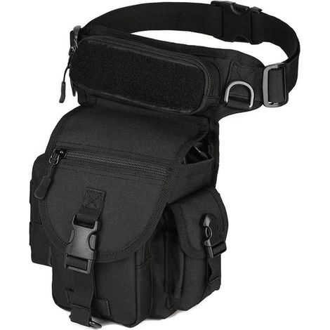 Taktische Beintasche MOLLE Hüfttasche für Herren, wasserabweisend, für Outdoor (1/5)