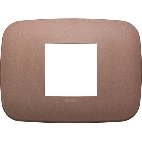 VIMAR - 19682.24 Placca Round 2M centrali bronzo matt