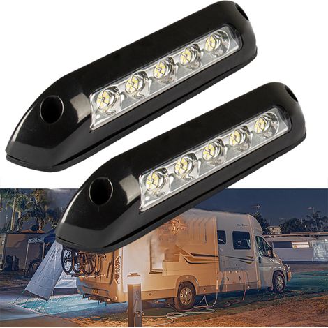 2 pcs Lampe de store LED pour VR/Caravane, lampe extérieure pour yacht, bateau, barre lumineuse LED, lampes de camion, bande lumineuse LED, lampes auxiliaires, Sans batterie (1/3)