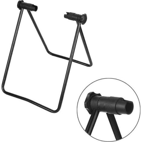 Support De Vélo - Pliable - Pour Réparation Et Rangement - Convient Vélos 20 À 27 Pouces - Noir - 1 Pièce (1/2)