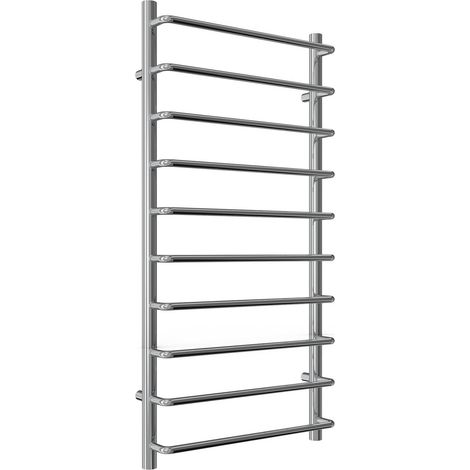 Reina Aliano Designer Heated Towel Rail 1000mm H x 500mm W Chrome (1/5)