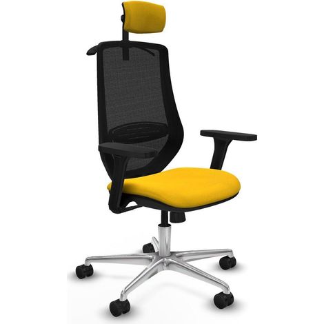 Piqueras y Crespo Mardos Silla de oficina negra confortable (1/3)