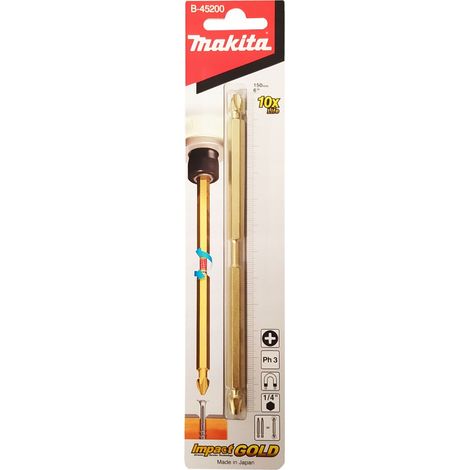 Punta cacciavite Makita b-45200 doppia estremità resistente