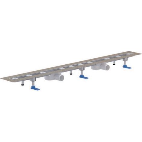 DALLMER caniveau de douche CeraLine Nano F 1300mm, DN 50 hauteur