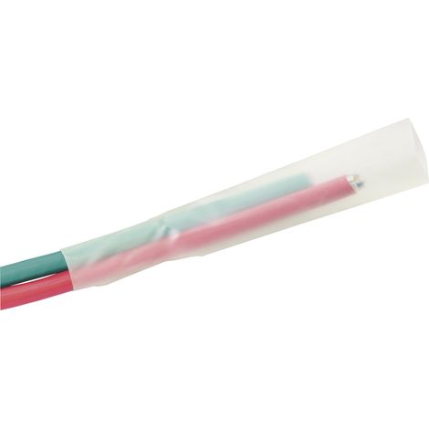DSG Canusa 4300127032 Schrumpfschlauch ohne Kleber Transparent 12.70 mm 6.40 mm Schrumpfrate:2:1 1 S