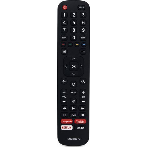 Télécommande TV de Remplacement Compatible avec Hisense EN2BQ27V, Sans Configuration (1/5)