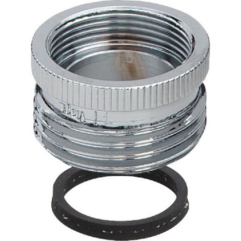 Viega Übergangsnippel, G 3/4a, M 22x1i Rotguss oder Siliziumbronze, verchromt Modell 3251, 448295