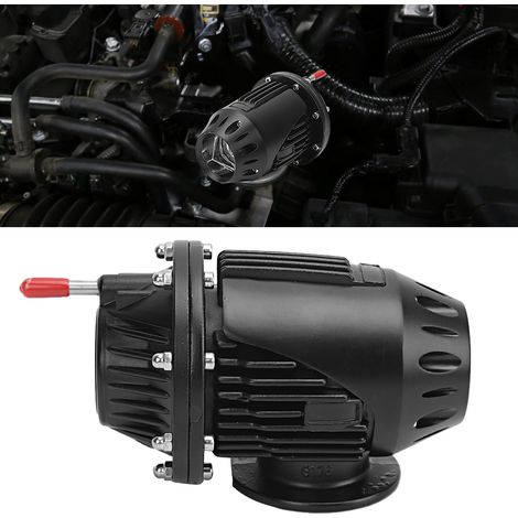 Soupape de décharge turbo universelle en aluminium (BOV), accessoire de modification automobile, noir (1/5)