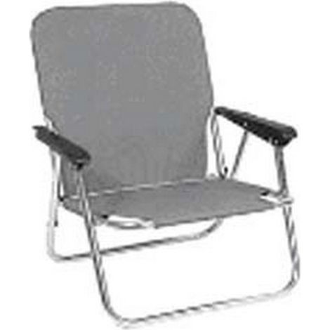1PZ POLTRONCINA IN ACCIAIO DA SPIAGGIA - cm.53x52x66h.